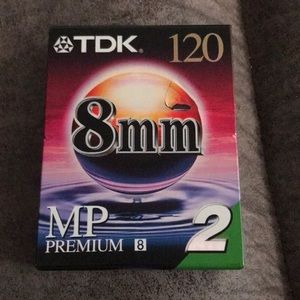 NWT  2-pack TDK 8mm MP Premium 120 (SKU 17)